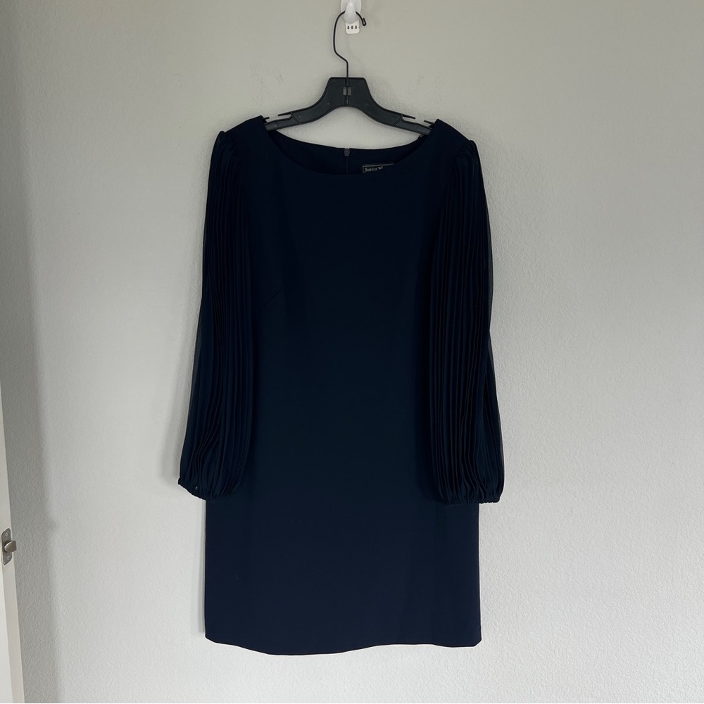 Jessica Howard Classic Navy Blue Dress Size 14